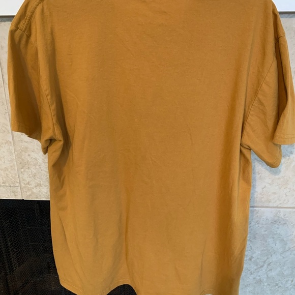 Graphic T-Shirt in Mustard Brown - Picture 4 of 5